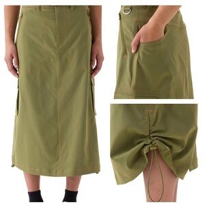 Outdoor Voices NWOT Outdoor Cargo Skirt in olive green - size small
